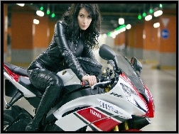Yamaha, Kobieta, Motocykl
