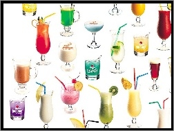 Drinki, kolorowe drinki