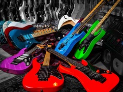 Elektryczne, Kolorowe, Gitary