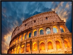 Słońca, Koloseum, Zachód