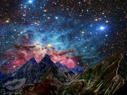Kosmos, Gwiazdy, Góry, Galaktyka