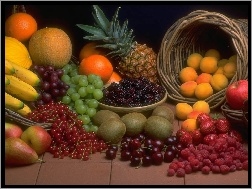 Owoce, Kosze, Owoców