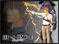 krawat, kosa, chłopak, Death Note, potwór
