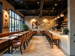 Bufet, Restauracja, Stoliki, Krzesła, Bar, Wnętrze