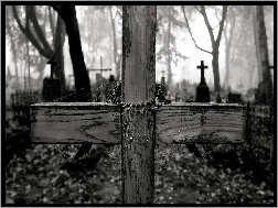 Cmentarz, Krzyż, Różaniec