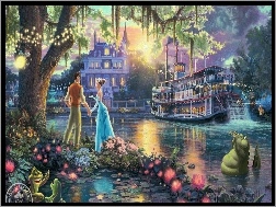 Księżniczka i Żaba, Thomas Kinkade, Disney