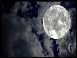 Księżyc, Chmury