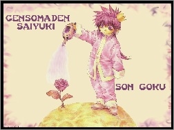kwiat, son, Saiyuki, goku