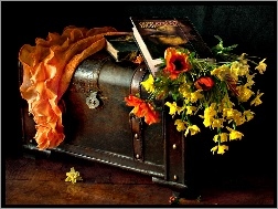 Kufer, Kwiaty, Książka