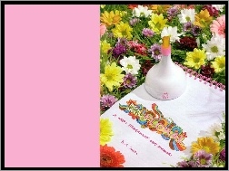 kwiaty, perfumy, Paul Smith, zeszyt