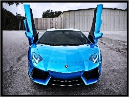 Niebieski, Lamborghini Aventador