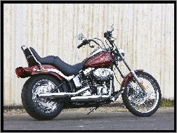 Lampa, Harley Davidson Softail Custom, Tylna