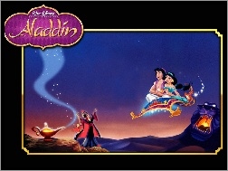 Lampa, Jasmina, Aladdin, Aladyn, Latający dywan