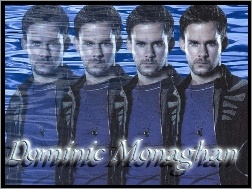 łańcuszek, Dominic Monaghan, niebieski t-shirt