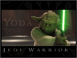 laser, pan Yoda, Star Wars, zielony