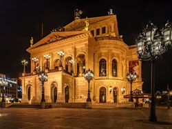 Latarnie, Frankfurt, Niemcy, Opera Alte Oper