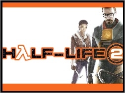 Half Life 2, mężczyzna, kobieta, postacie, logo