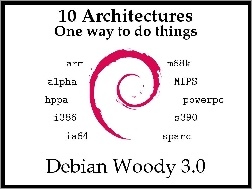 Linux Debian, ślimak, muszla, zawijas