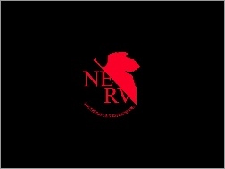 liść, logo, Neon Genesis Evangelion, napis