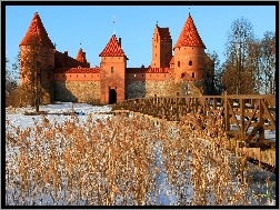 Litwa, Zima, Zamek, Troki