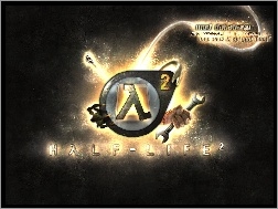 logo, klucz, Half Life 2, ręka
