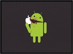 Logo, Krew, Apple, Android, Jabłko