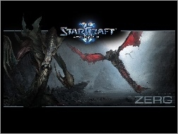 logo, Starcraft 2, skrzydła, grafika