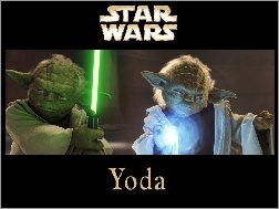 logo, Star Wars, mistrz Yoda, postacie