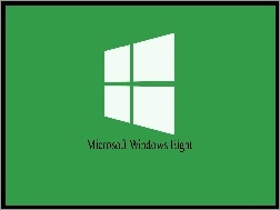 Logo, Microsoft Windows, Zieleń, Eight