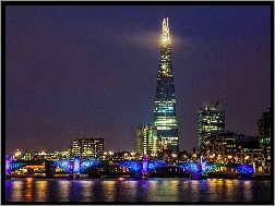 Londyn, Most, Tamiza, Rzeka, Wieżowce