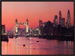 Londyn, Bridge, Tower, Tamiza