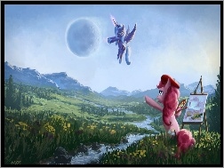 Pinkie Pie, My Little Pony Przyjaźń To Magia, Luna