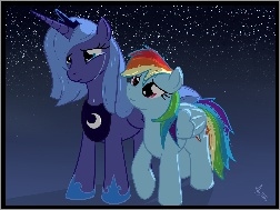 Luna, My Little Pony, Rainbow Dash