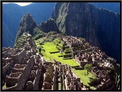 Ruiny, Machu Picchu, Peru, Góry