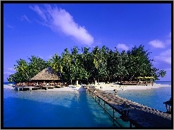 Malediwy, Molo, Ocean, Wyspa