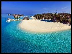 Malediwy, Pla�a, Ocean, Hotel