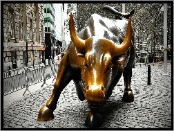 Manhattan, Posąg, Byk, Wall Street