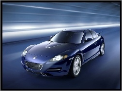 niebieska, Mazda RX8