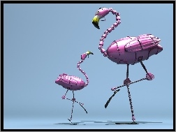 Mechaniczne, Flamingi