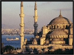 Meczet, Istambuł, Turcja, Błękitny