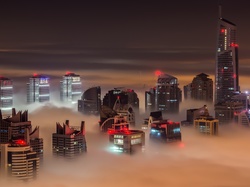 Mgła, Chmur, Drapacze, Dubaj