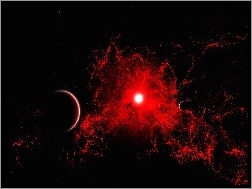Mgławica, Planety, Kosmos, Czerwona