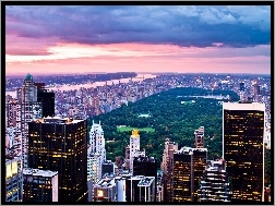 Miasto, Central Park, Nowy Jork, Wieżowce