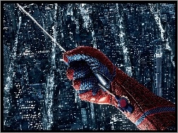 Niesamowity Spider-Man, Miasto, Pajęczyna, Ręka, Film