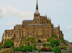 Opactwo św. Michała Archanioła, Normandia, Francja, Wyspa Mont-Saint-Michel