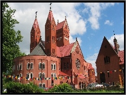 Mińsk, Czerwona, Kościół, Cegła