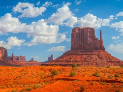 Skały, Arizona, Region Monument Valley, Stany Zjednoczone, Niebo, Dolina Pomników, Wyżyna Kolorado, Formacje