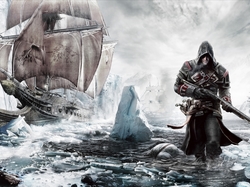 Góry lodowe, Shay Patrick Cormac, Assassins Creed Rogue, Okręt Morrigan