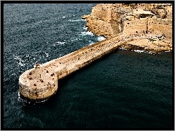 Morska, Domy, Morze, Malta, Latarnia