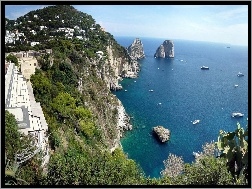 Capri, Morze, Wyspa